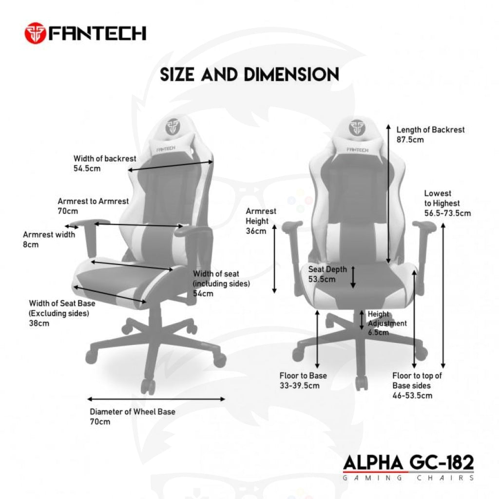 Fantech Gc-182 Alpha Gaming Chair Fantech Gc-182 Alpha Gaming Chair
